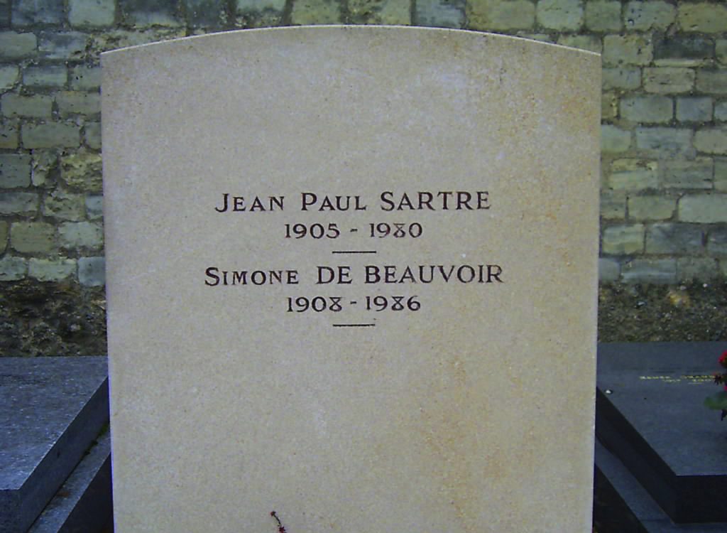 Tomba di Jean Paul Sartre e Simone de Beauvoir a Montparnasse